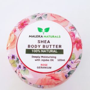 Natural Body Butter | Soft, Nourished Skin Naturally 120ml | Maleka Naturals