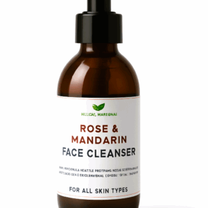 Rose & Mandarin Natural Face Cleanser 150ml | Maleka Naturals