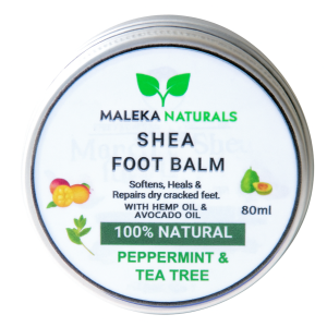 Natural Foot Balm | Deep Moisture & Healing for Dry, Cracked Feet | Maleka Naturals